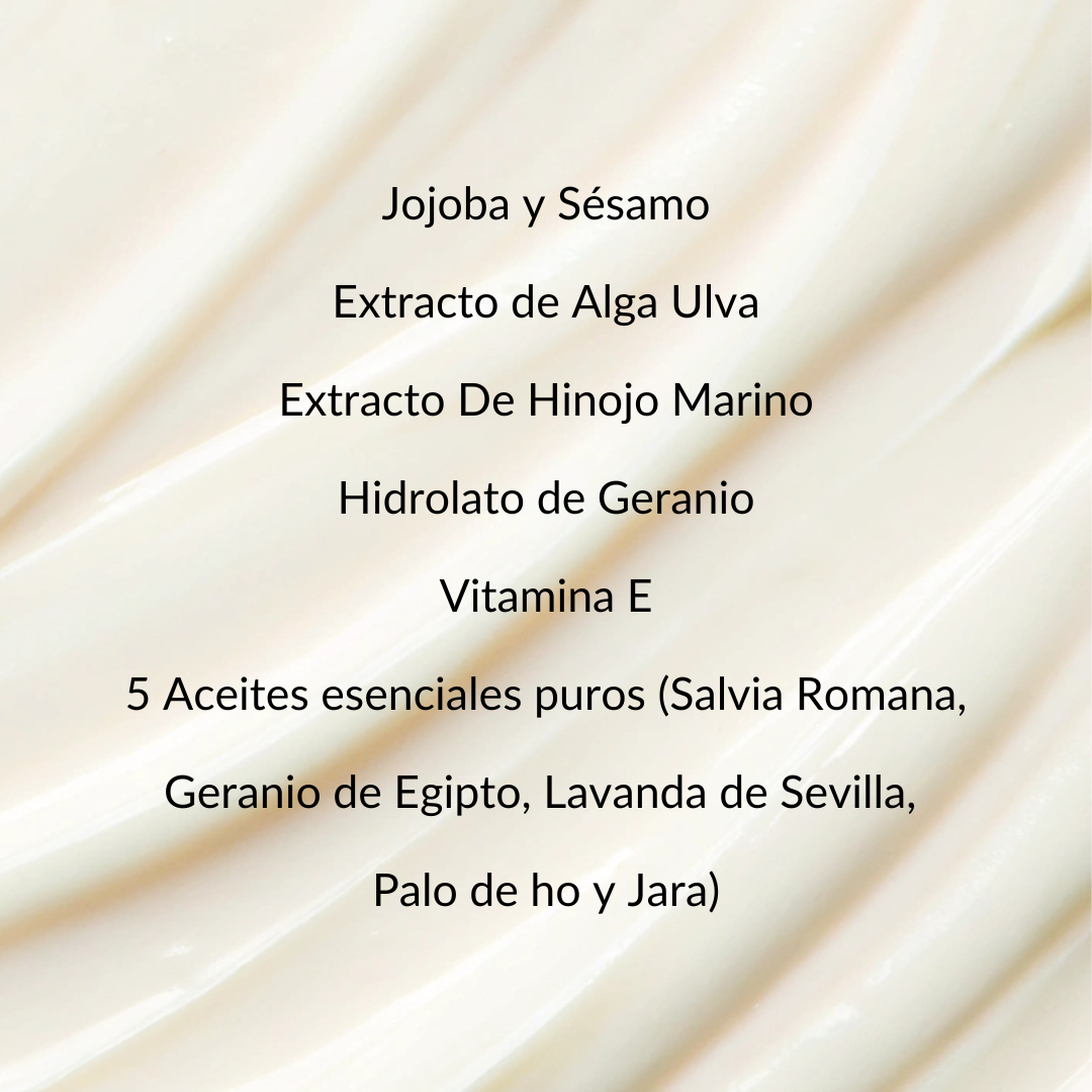 Crema facial nutritiva aromática (jojoba y geranio)
