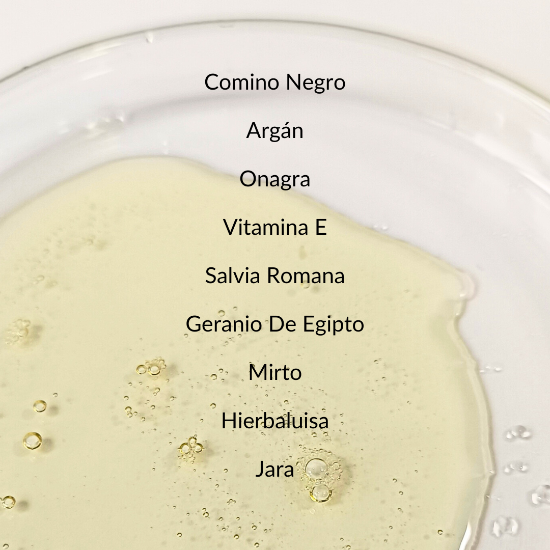 Aceite Facial Nutritivo – Sérum Reafirmante y Regenerador 100% Natural