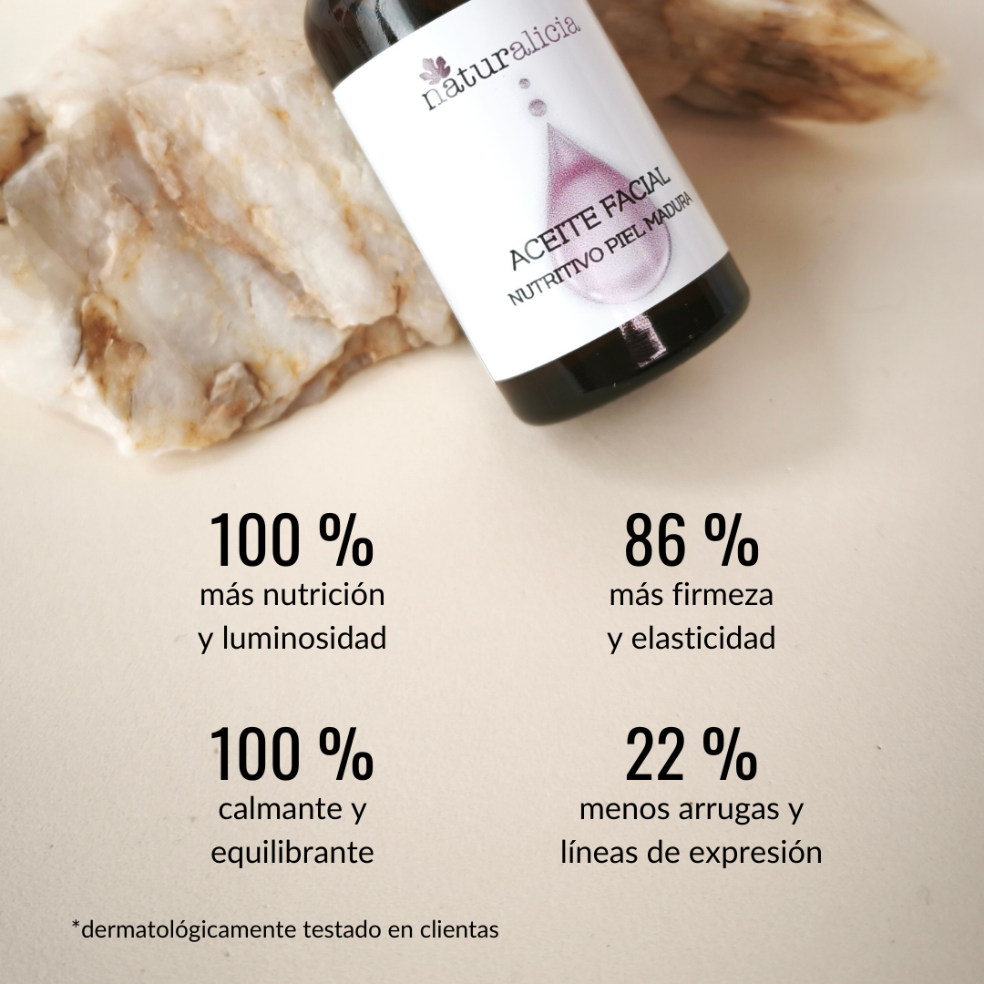 Aceite Facial Nutritivo – Sérum Reafirmante y Regenerador 100% Natural