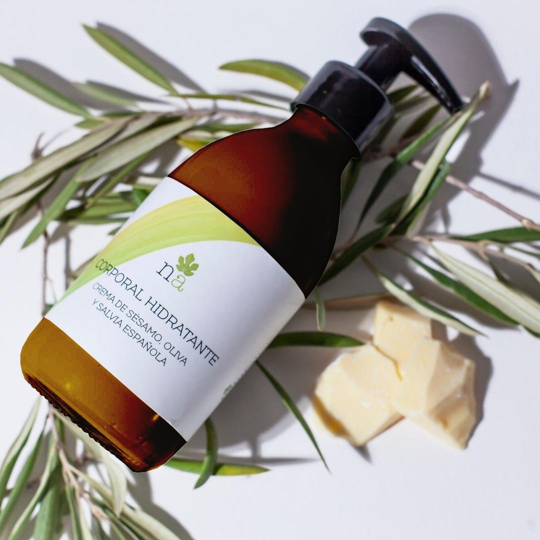 Crema corporal hidratante (Sésamo, Oliva y Salvia española)