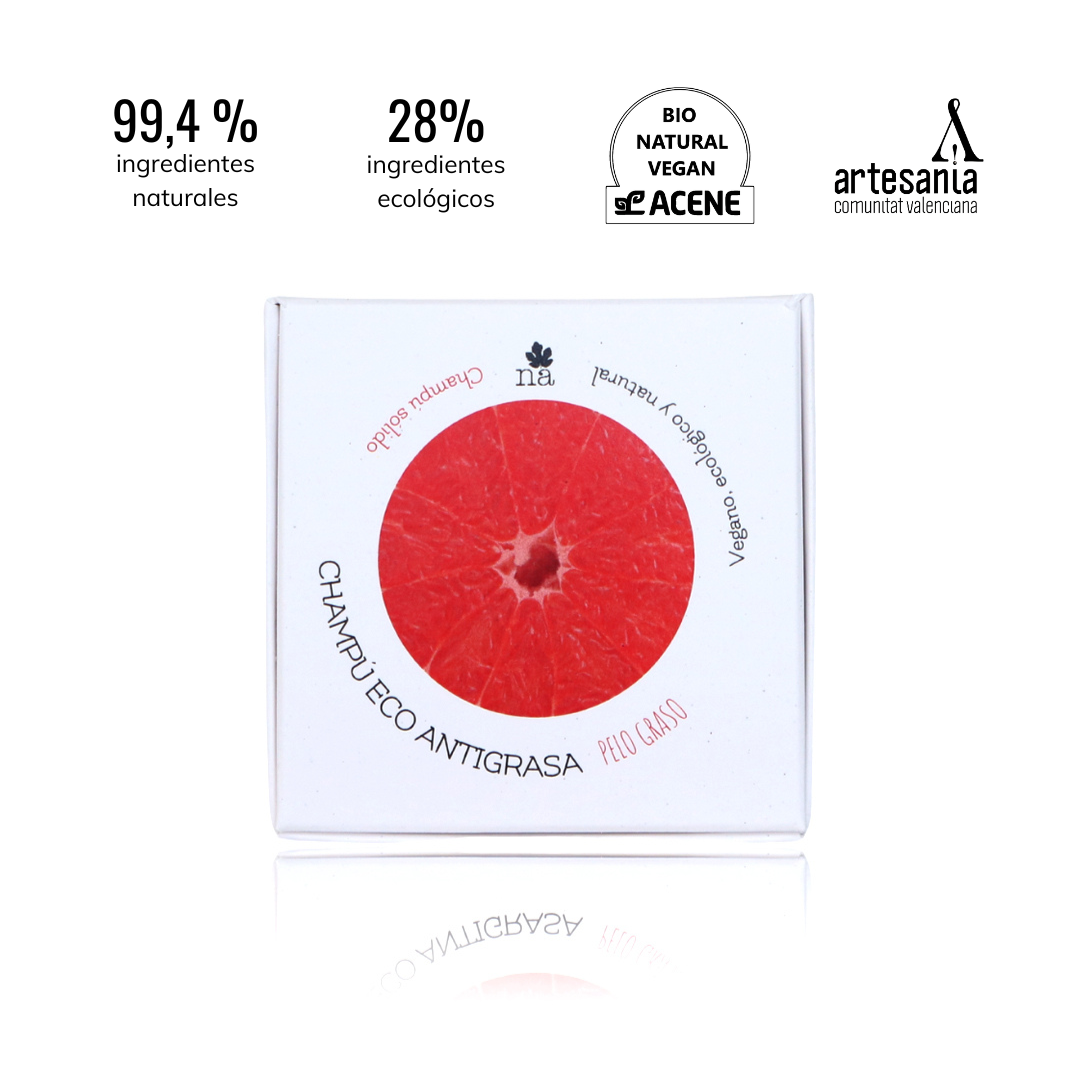 Champú sólido antigrasa