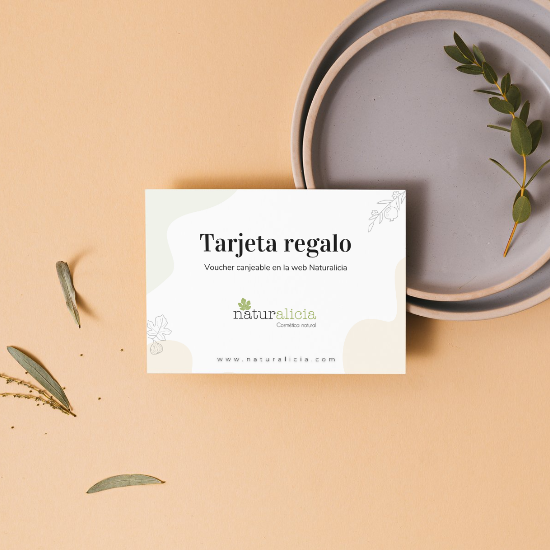TARJETA REGALO NATURALICIA | Alta cosmética ecológica artesana