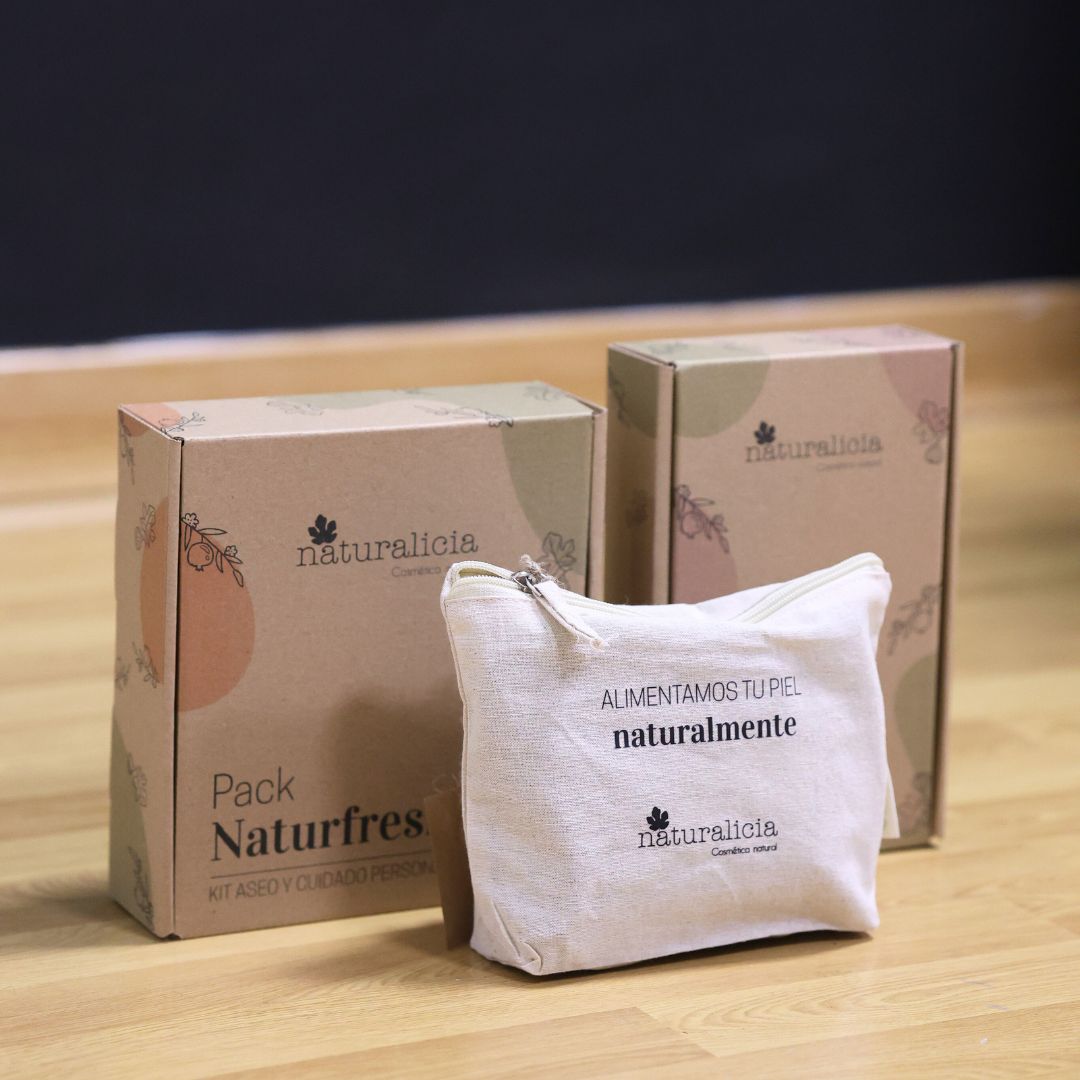 Eco neceser Naturalicia (100% algodón orgánico)