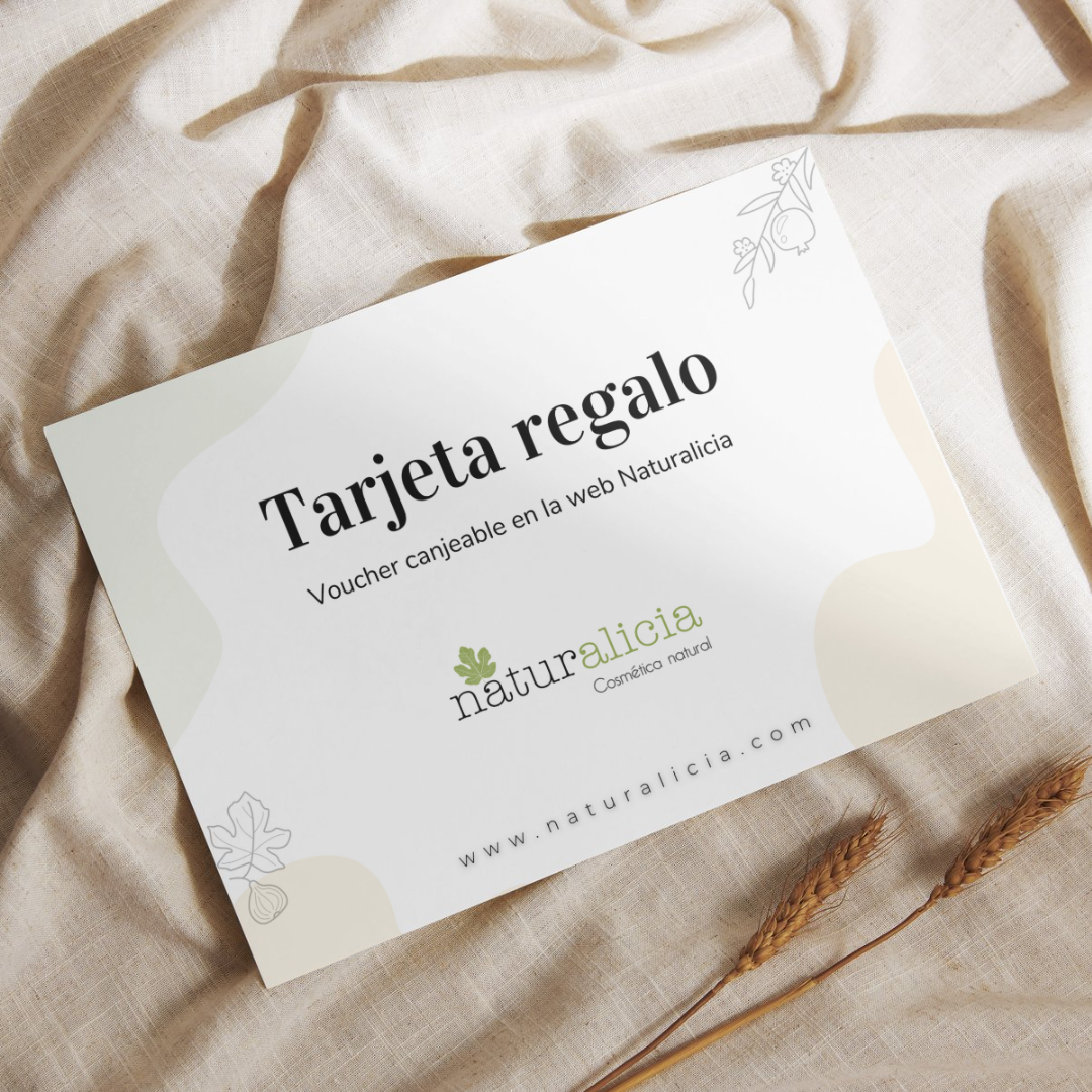 TARJETA REGALO NATURALICIA | Alta cosmética ecológica artesana