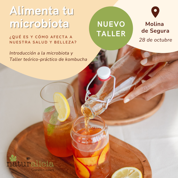 Taller Alimenta tu microbiota: elabora tu propia kombucha | Molina de Segura