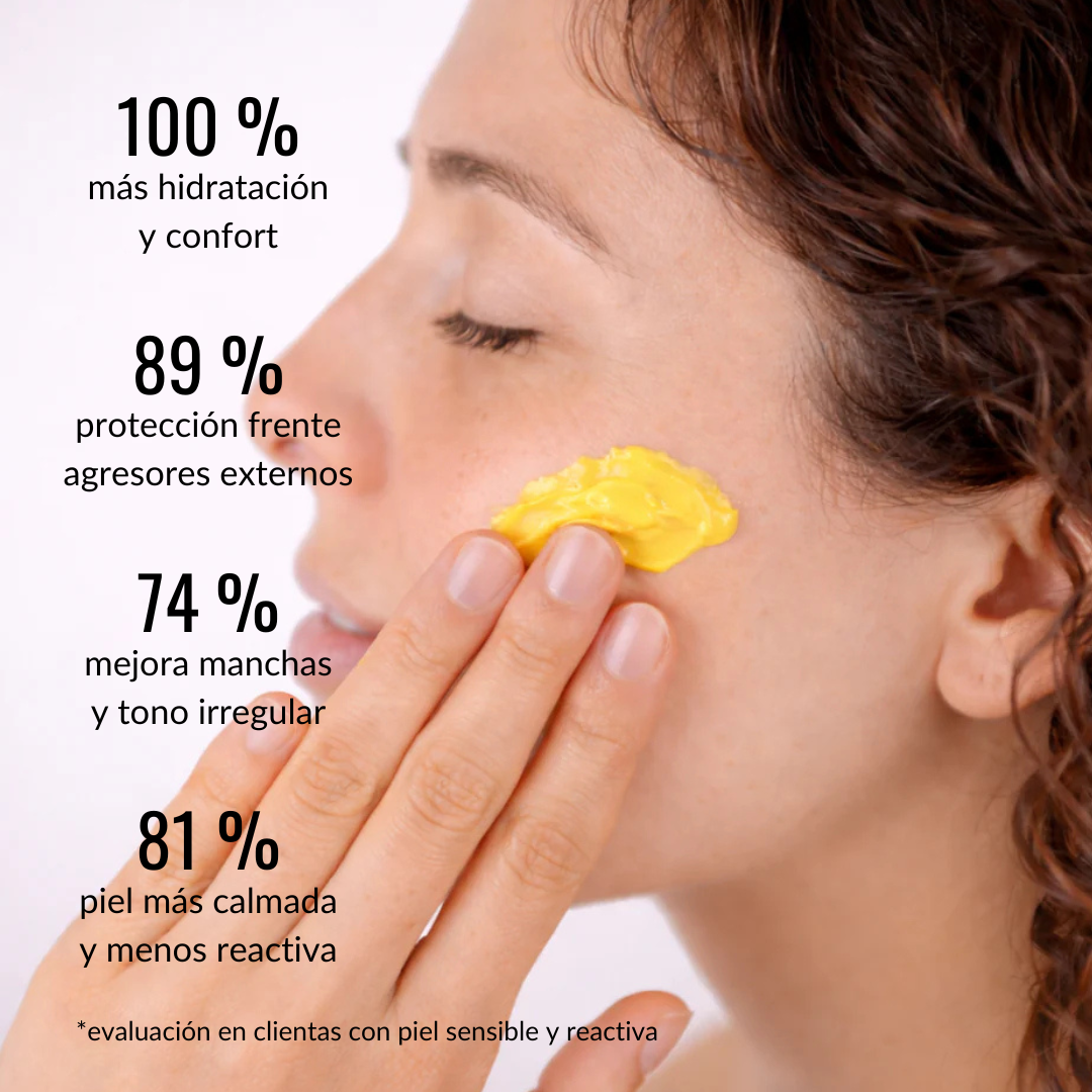 Crema Hidratante con Protección Solar y Luz Azul (filtro físico vegetal y mineral)