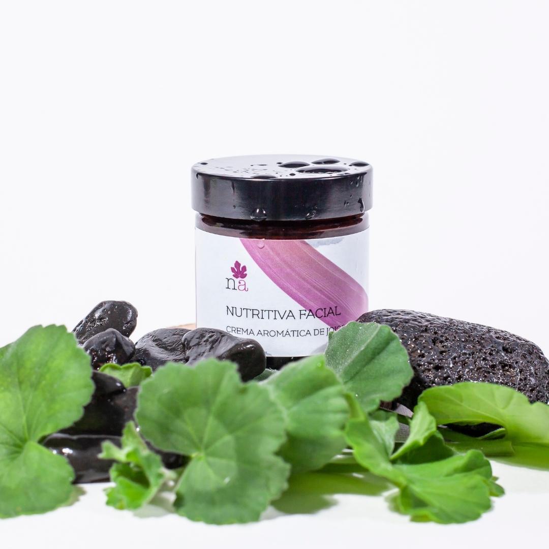 Crema facial nutritiva aromática (jojoba y geranio)