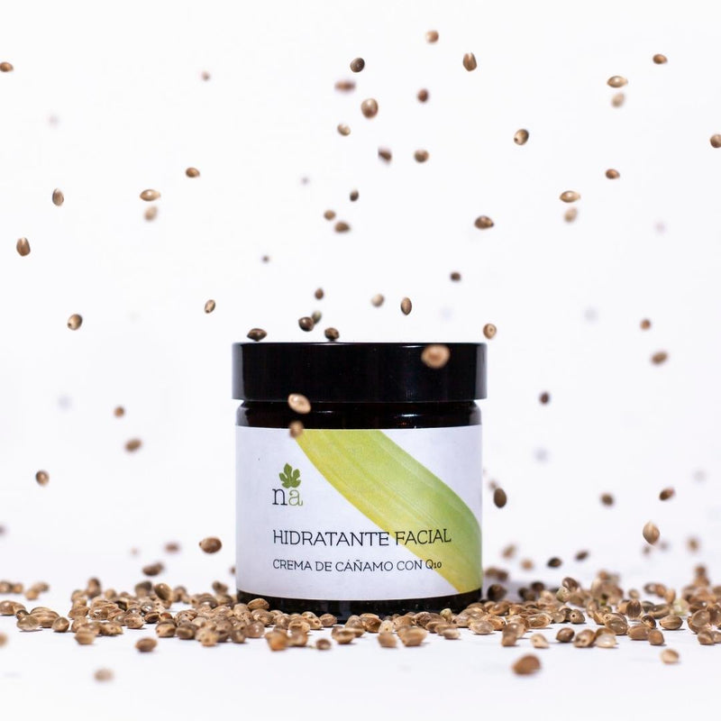 Crema facial Hidratante de Cáñamo con Q10